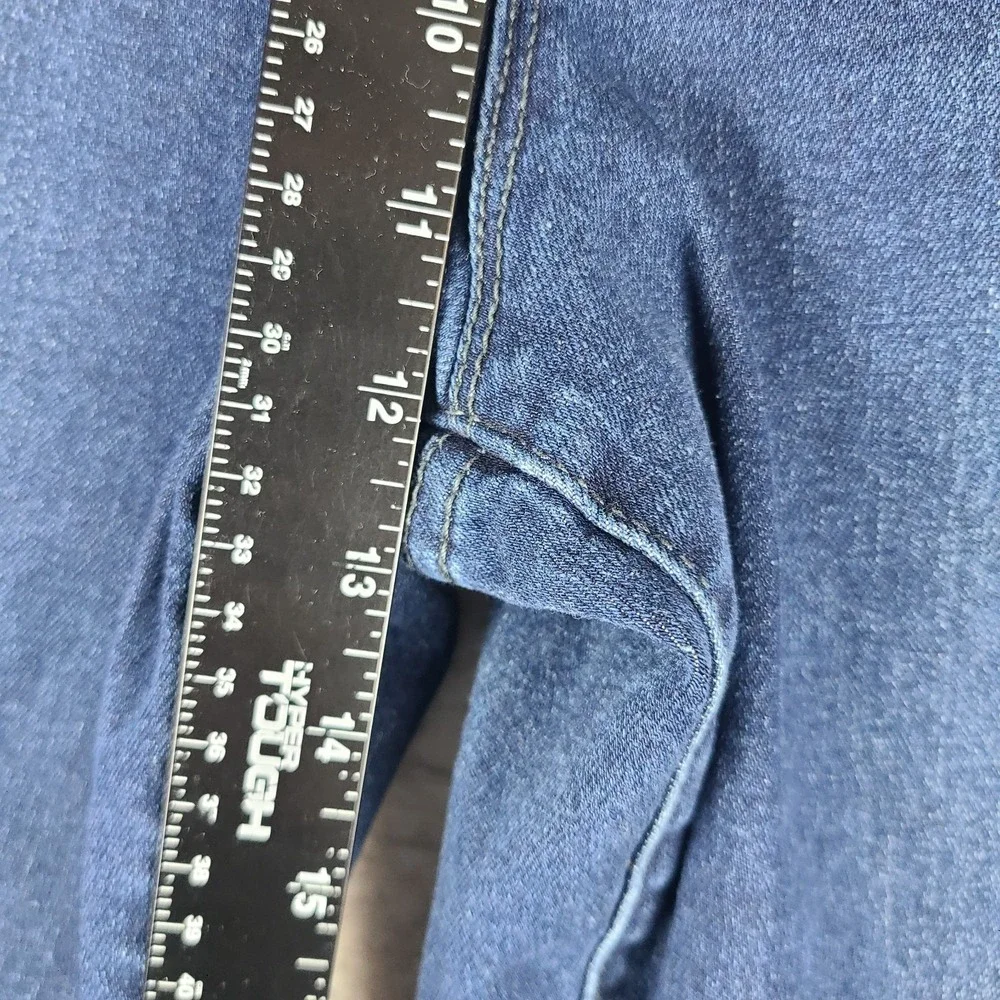 Nicole Miller Jeans Womens 16 Blue SOHO High Rise Skinny Dark Wash Denim